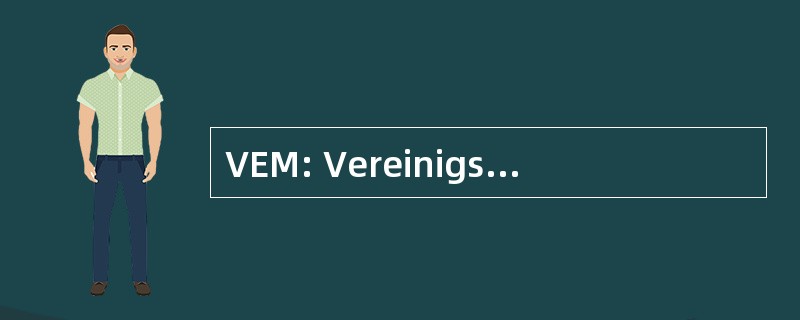 VEM: Vereinigste Evangelische 特派团