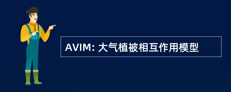 AVIM: 大气植被相互作用模型