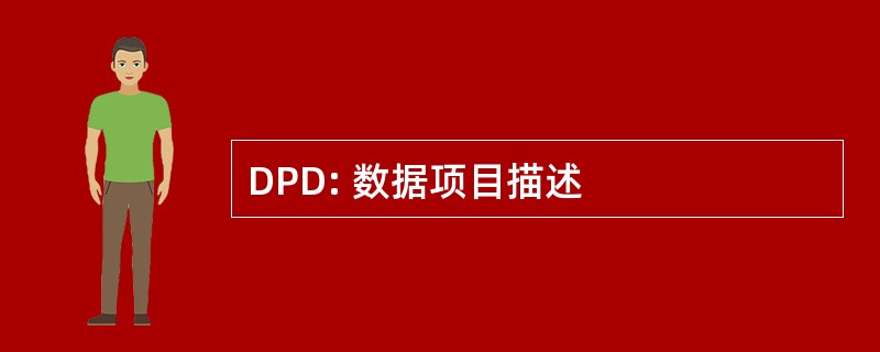 DPD: 数据项目描述