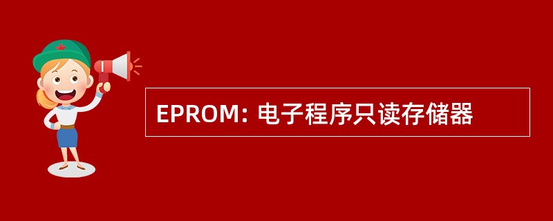 EPROM: 电子程序只读存储器