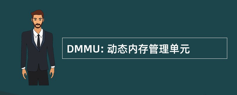 DMMU: 动态内存管理单元