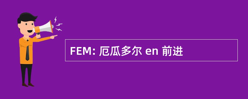 FEM: 厄瓜多尔 en 前进