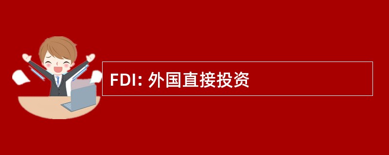 FDI: 外国直接投资