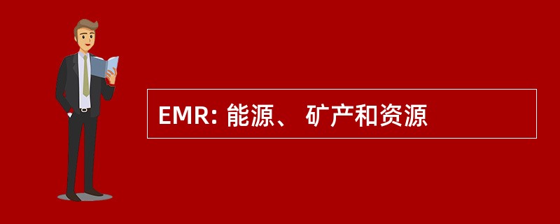 EMR: 能源、 矿产和资源