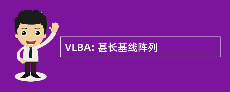 VLBA: 甚长基线阵列