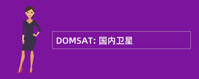 DOMSAT: 国内卫星