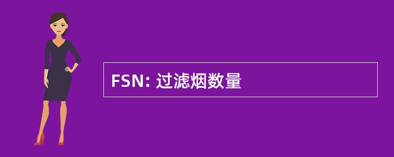 FSN: 过滤烟数量