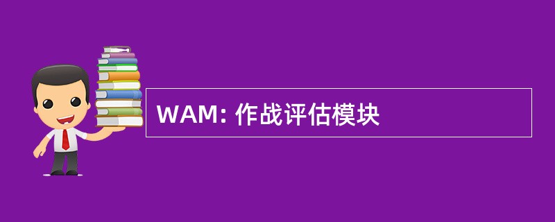 WAM: 作战评估模块