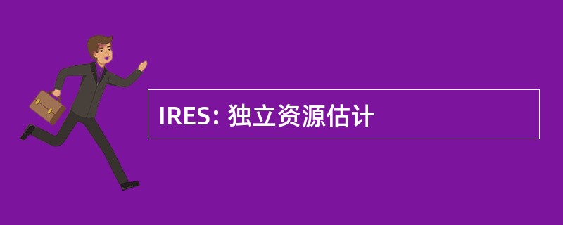 IRES: 独立资源估计