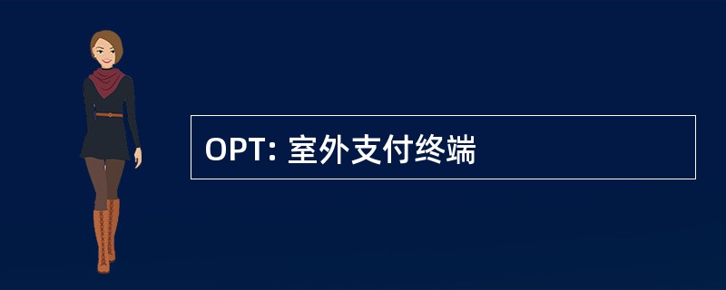 OPT: 室外支付终端