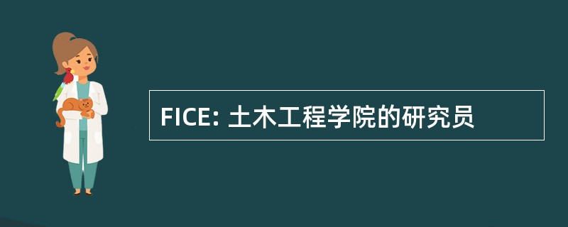 FICE: 土木工程学院的研究员