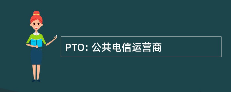 PTO: 公共电信运营商