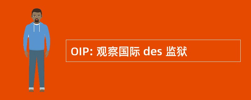 OIP: 观察国际 des 监狱