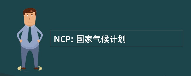 NCP: 国家气候计划