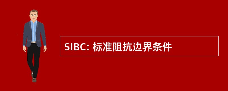 SIBC: 标准阻抗边界条件