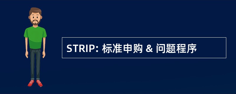 STRIP: 标准申购 & 问题程序