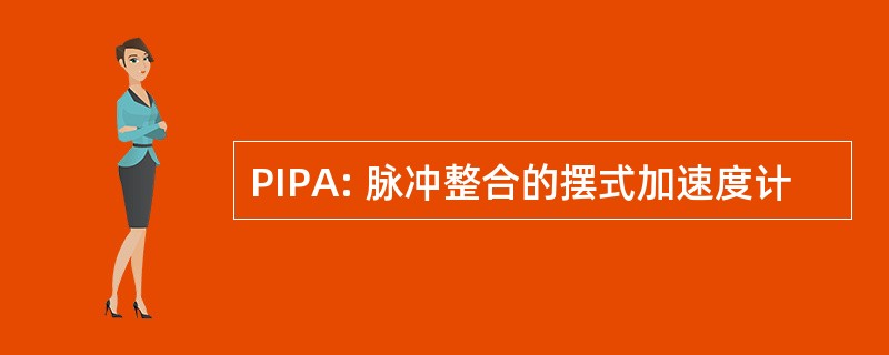 PIPA: 脉冲整合的摆式加速度计