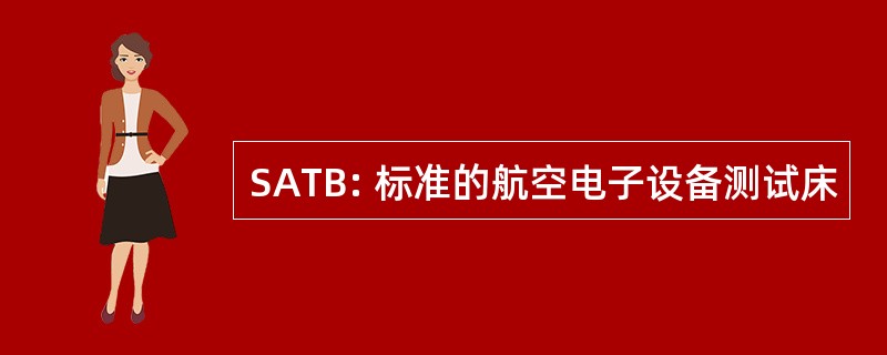 SATB: 标准的航空电子设备测试床