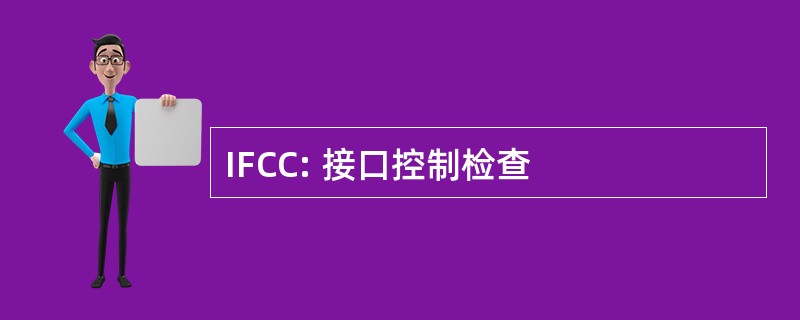 IFCC: 接口控制检查