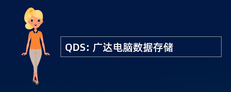 QDS: 广达电脑数据存储