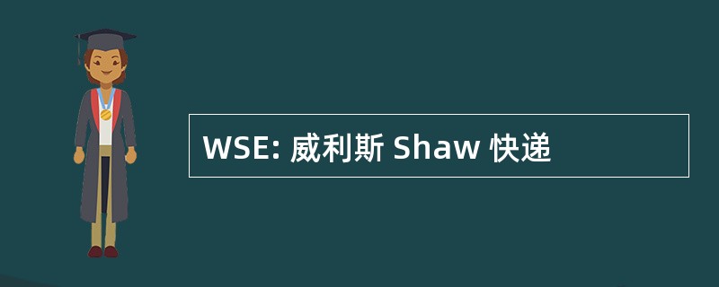 WSE: 威利斯 Shaw 快递