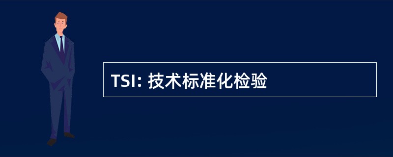 TSI: 技术标准化检验