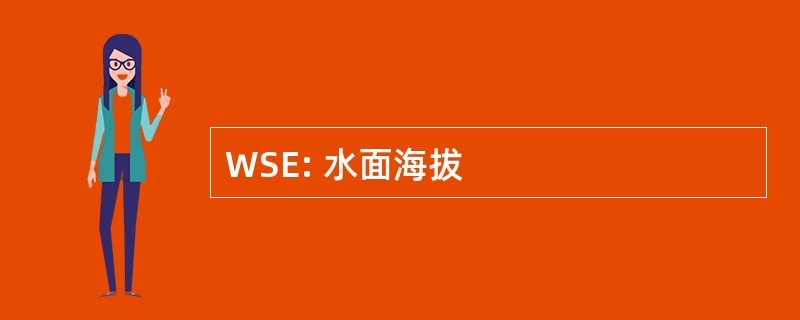 WSE: 水面海拔