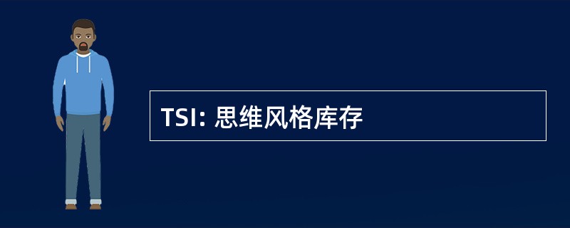 TSI: 思维风格库存