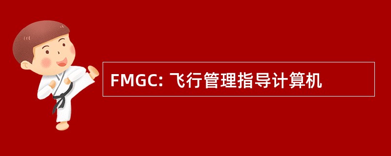 FMGC: 飞行管理指导计算机