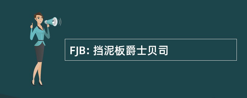 FJB: 挡泥板爵士贝司