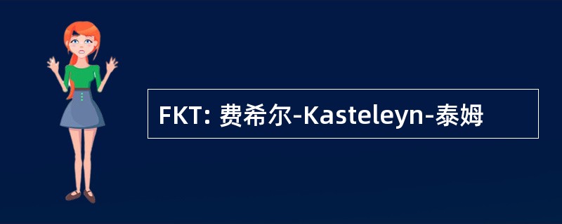 FKT: 费希尔-Kasteleyn-泰姆