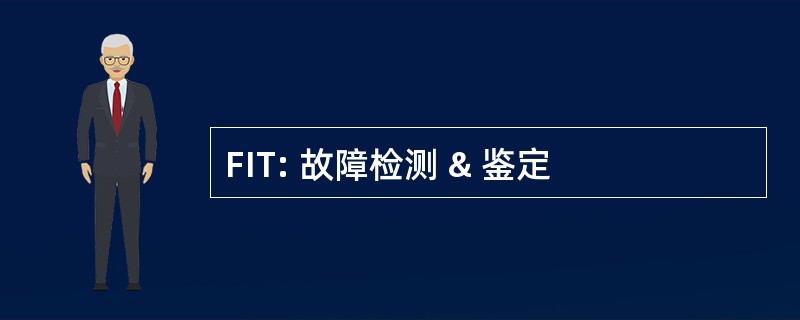 FIT: 故障检测 & 鉴定