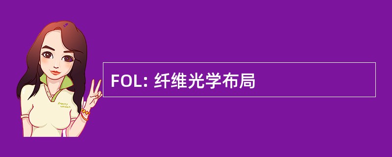 FOL: 纤维光学布局