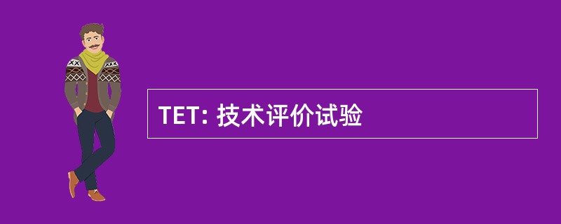 TET: 技术评价试验