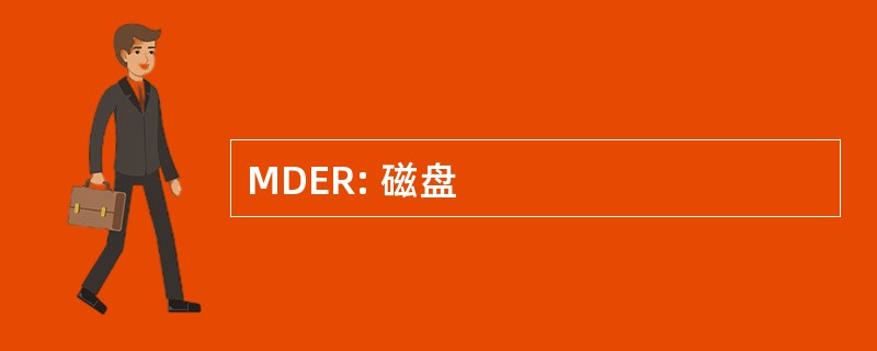 MDER: 磁盘