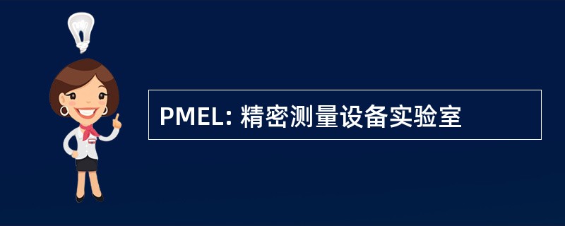 PMEL: 精密测量设备实验室