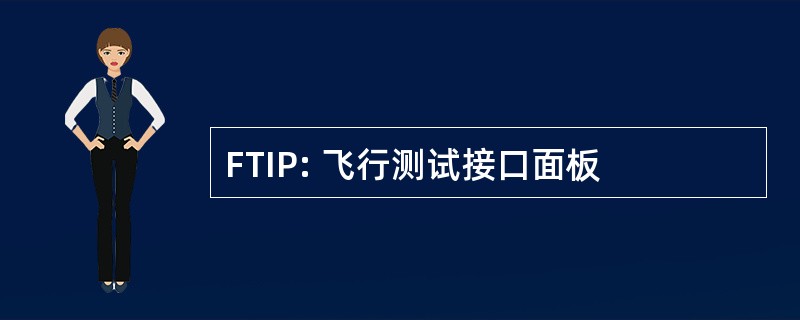 FTIP: 飞行测试接口面板