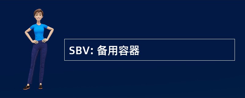 SBV: 备用容器