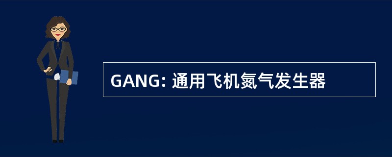 GANG: 通用飞机氮气发生器