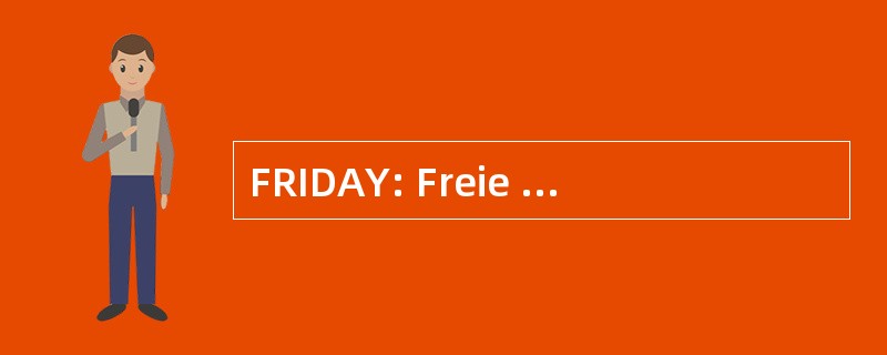 FRIDAY: Freie Regionalkultur Innbrucke