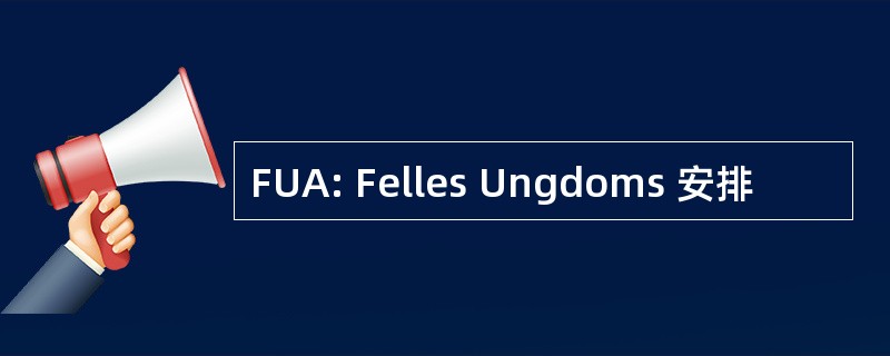 FUA: Felles Ungdoms 安排