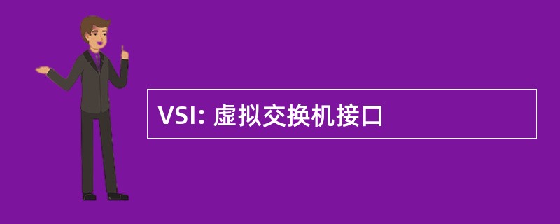 VSI: 虚拟交换机接口