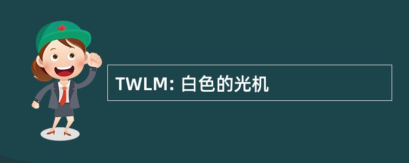 TWLM: 白色的光机