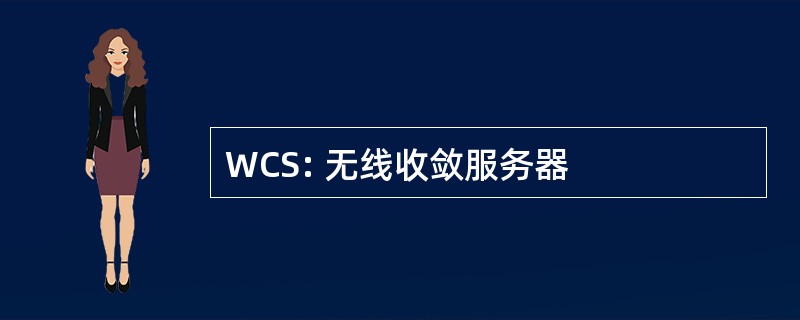 WCS: 无线收敛服务器