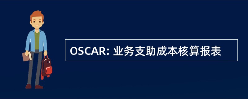 OSCAR: 业务支助成本核算报表