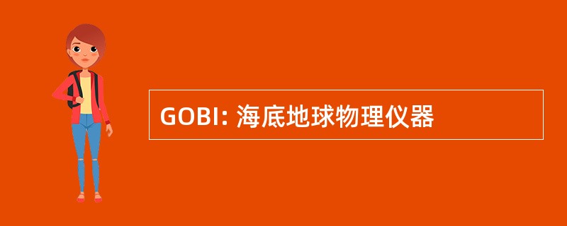 GOBI: 海底地球物理仪器