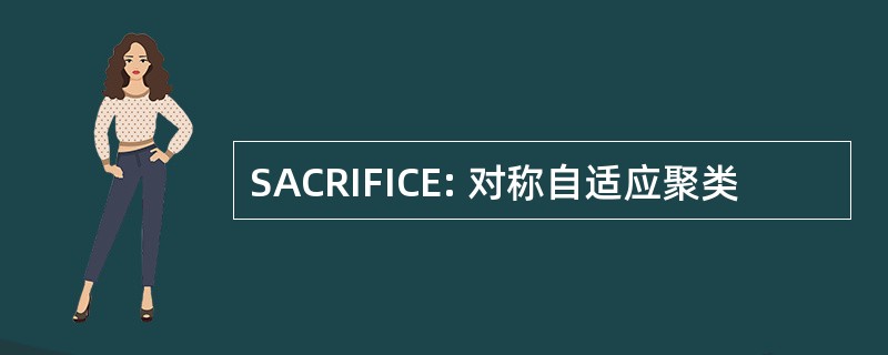 SACRIFICE: 对称自适应聚类