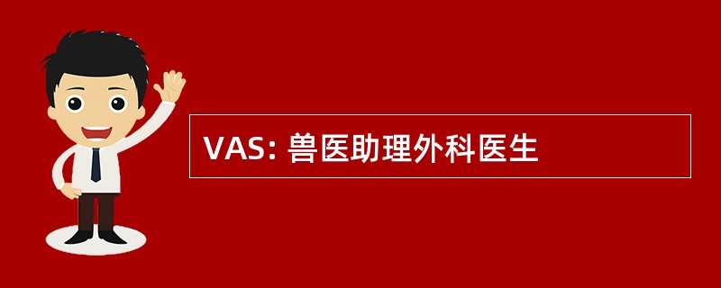 VAS: 兽医助理外科医生