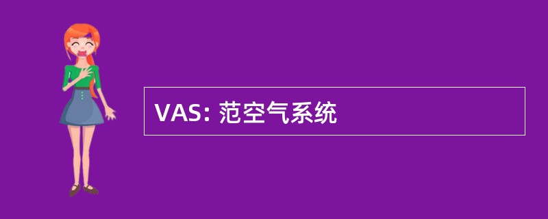 VAS: 范空气系统