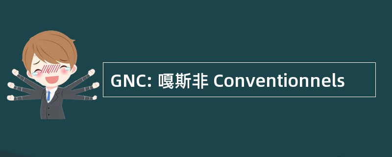 GNC: 嘎斯非 Conventionnels